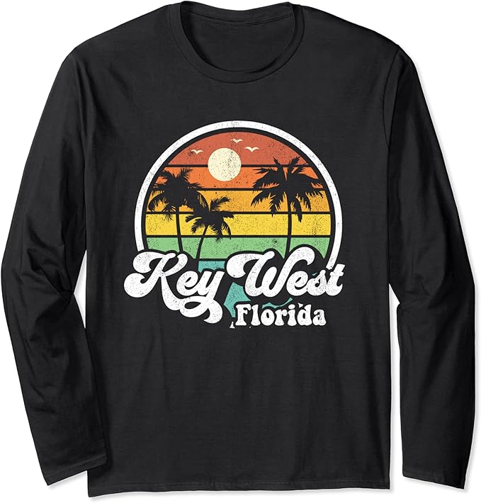 Vintage Key West Florida Keys Retro 70's Beach Vacation